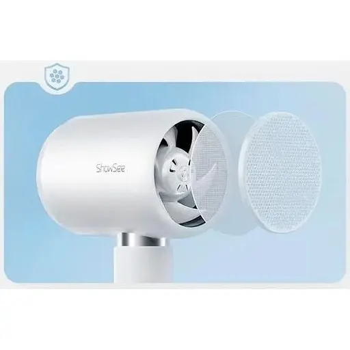 Фен Xiaomi ShowSee Hair Dryer A10-W1800W White [85516] - фото 4