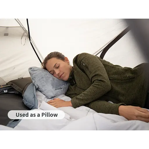 Спальный мешок - подушка Naturehike CNK2300SD022, светло-серый - фото 10