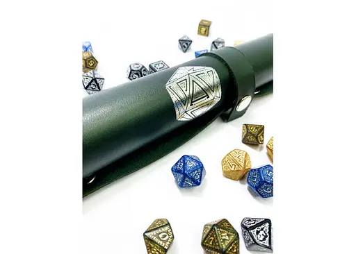 Настольная игра Планета Ігор Лоток для кубиков D20 (зеленый) (Dice tray D20 green) (pi-dt015) - фото 6