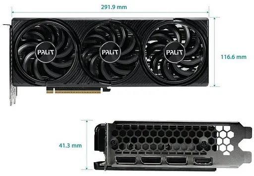 Відеокарта Palit RTX 5070 12GB Infinity 3 (NE75070019K9-GB2050S) (GDDR7, 192 bit, PCI-E v5.0 x16) - фото 7