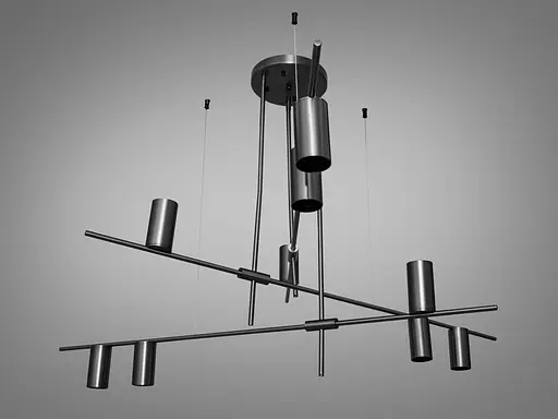 Шедевральна, високоефективна, добірна люстра в стилі Loft на 9 ламп, колір - фото 3