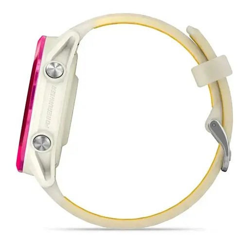Смарт-годинник Garmin Forerunner 570 42mm Raspberry with Mango/Translucent Bone with Silver Buckle (010-02970-42) - фото 8