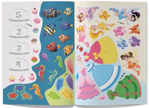 Перші розвивальні наліпки. Принцеси. 50 наліпок - фото 5