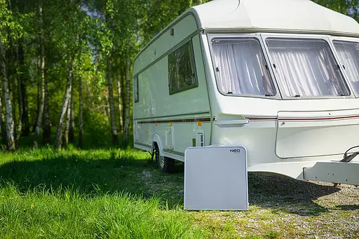 Набір стіл та стільці розкладні Neo Tools стіл 60х120х60см 4 стільці 36х34Х27см 6.9кг - фото 6