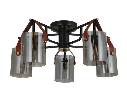 Потолочная люстра G 321036/5 Copper+Matt black - фото 2