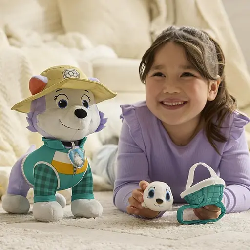 Мягкая игрушка Paw Patrol Щенячий патруль Щенок Эверест с любимцем 30 см (SM47401/7687) - фото 7