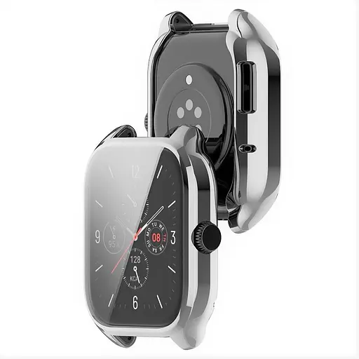 Защитный чехол Tamister для смарт-часов Amazfit GTS4 серебристый - фото 2