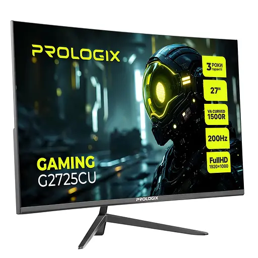 Монітор ProLogix 27" Gaming G2725CU Curved Black FHD VA 200Hz (G2725CU) - фото 2