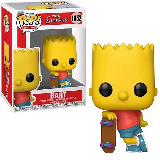 Фігурка Funko Pop Сімпсони Барт The Simpsons Bart 10 см FP S B 1652