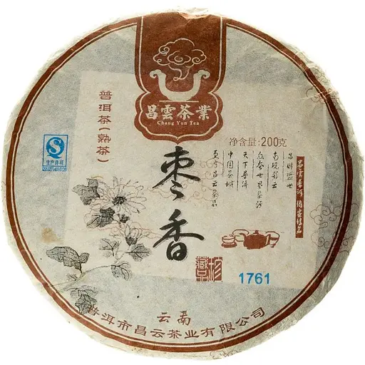 Шу Пуэр Аромат фиников 2013г, 200 г - 1 шт