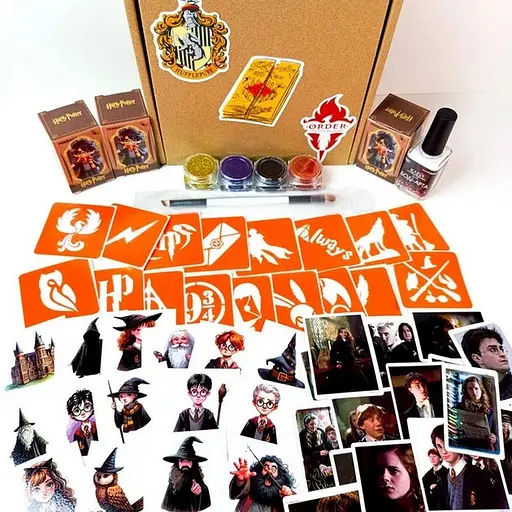 Подарочный набор "Волшебный подарок от Хогвартса" Fresh Tattoo gift-box-potter-3kids - фото 1