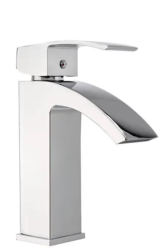 Смеситель для умывальника Rea Enzo хром низкий REA-B0113 Хром - фото 1