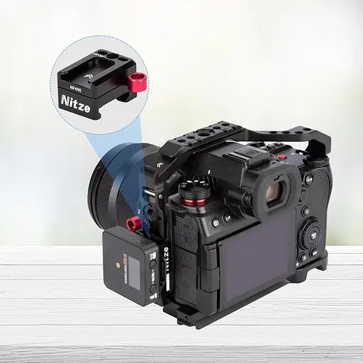 Швидкознімний затискач Nitze НАТО з холодним черевиком, для кріплення камери та монітора - фото 6