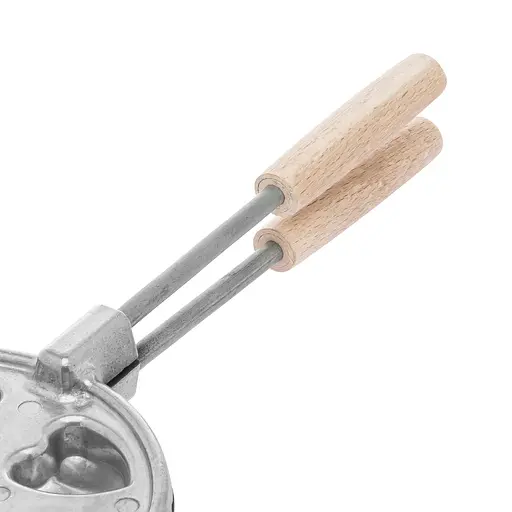 Форма для випікання горішків горішниця асорті (серця, шишки, мушлі) з антипригарним/тефлоновим покриттям, Ласунка Чорний 86407 - фото 8