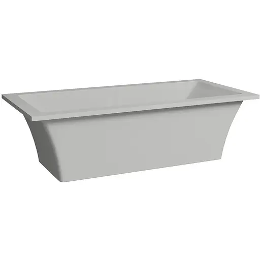 Ванна отдельностоящая матовая Amdcon Tytul 185x85 из литого камня TYTUL_185_MAT Белый матовый - фото 1