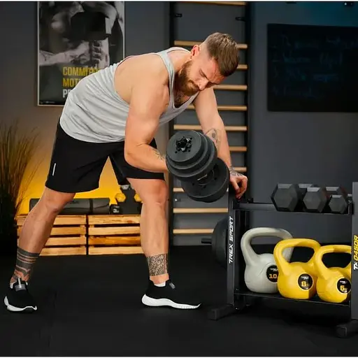 Стійка Trex Sport 2-рівнева для гантелей, дисків та гирь TX-045DR - фото 10