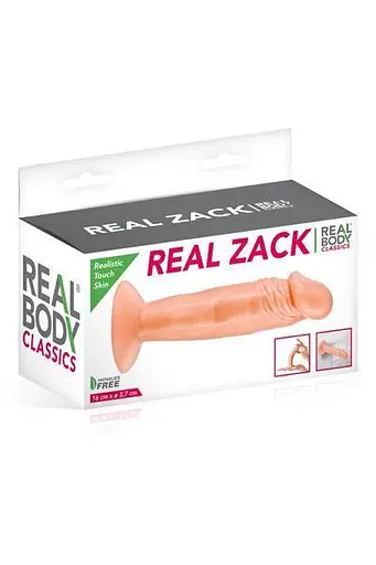 Фаллоимитатор Real Body - Real Zack Flesh, TPE, диаметр 3,7 см - фото 3