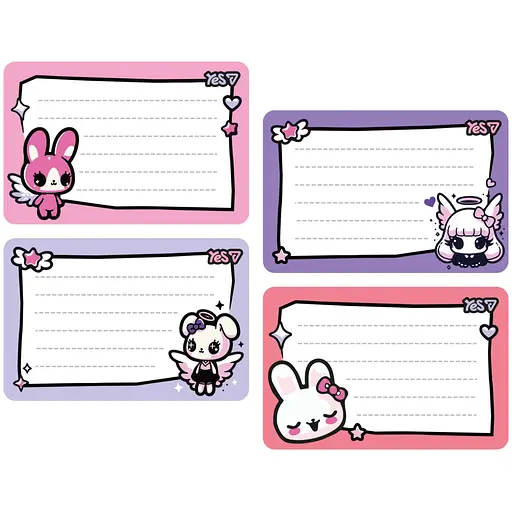 Наліпки на зошити Yes Милашки 8 шт. (955533)