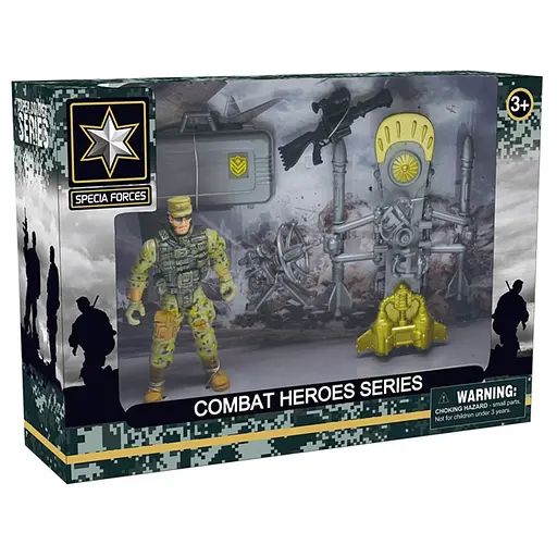 Іграшковий набір DIY Toys Фігурка військового з обладнанням (CJ-2175184) - фото 1