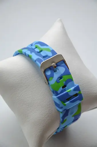 Детские наручные часы Skmei 1574 Голубой камуфляж - фото 8