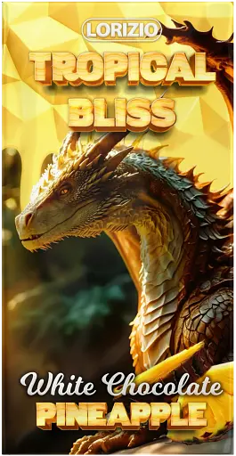 Шоколад Lorizio ананасовий білий "TROPICAL BLISS PINEAPPLE" 100 г - фото 1