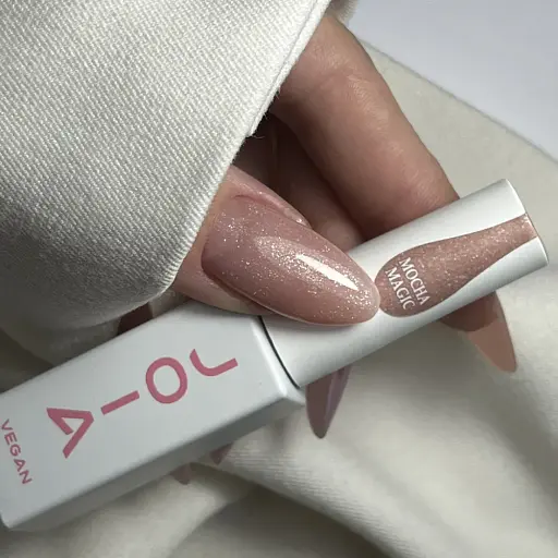 Рідкий гель для укріплення та моделювання Joia vegan PolyLiquid gel Mocha Magic 8 мл - фото 5