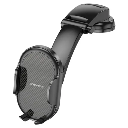 Автотримач для телефона BOROFONE BH73 Charm press type center console car holder Black - фото 3