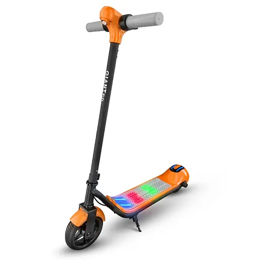 Детский электросамокат GIANT Kids ES1 оранжевый, с LED-подсветкой деки и колес, от 4 лет - фото 6