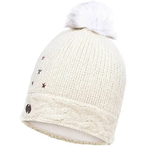 Шапка Buff Junior Knitted & Polar Hat Darsy Starwhite (1033-BU 113528.009.10.00)