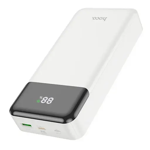 Універсальна зарядна батарея Hoco J102A 20000mAh Cool figure PD20W+QC3.0 (Білий) - фото 3