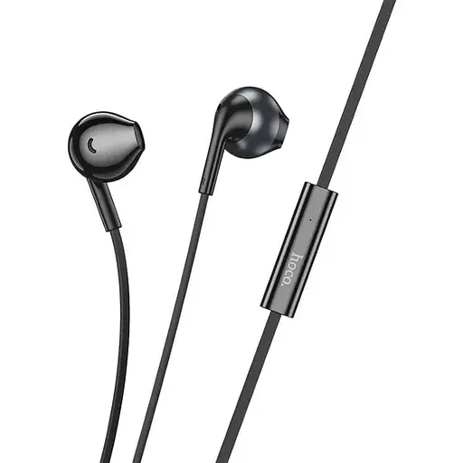 Наушники Hoco M115 Sagacious universal earphones with microphone iP черные - фото 1