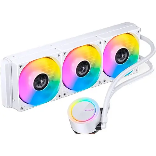 СВО Jonsbo TG-360 White (Intel LGA1700/1200/115X/2011; AMD AM4/AM5/4PIN PWM) (TG-360 White) - фото 1