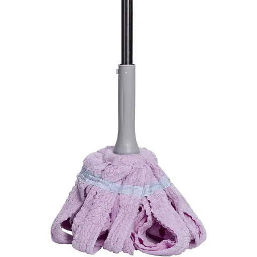 Швабра-моп веревочная для мытья пола 134 см, фиолетовый Household Cleaning Products HP-35015-13V - фото 3