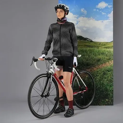 Куртка CMP Women's Reflective Windproof Jacket Black XS (1097-32C4316-U901 36) - фото 4