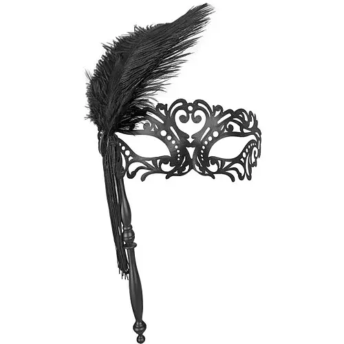 Маска Ажурна з пером - фото 1