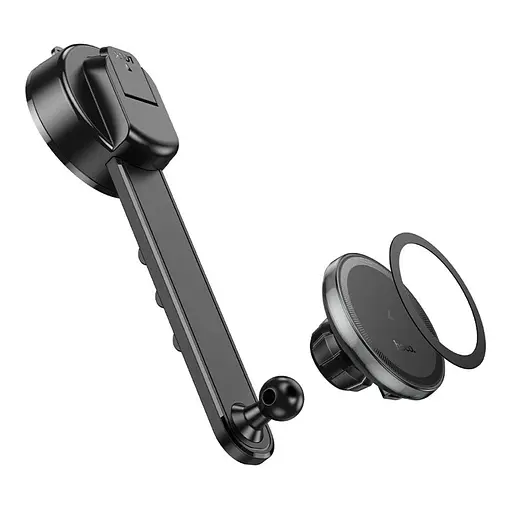 Автотримач Hoco HW25 Magnetic Ring Wireless 15W для смартфона - фото 5