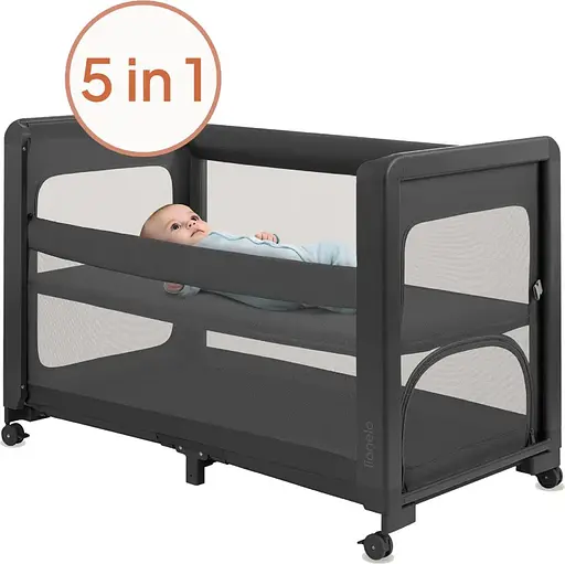 Манеж-ліжко Lionelo Patty Grey Graphite (LO-PATTY GREY GRAPHITE) - фото 2