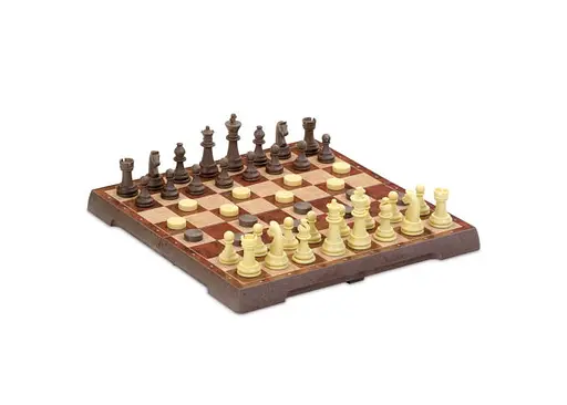 Настольная игра CAYRO Магнитные шахматы-шашки большие (поле 32х32 см) (455) - фото 3