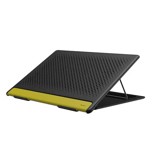 Подставка для ноутбука Baseus Let's go Mesh Portable Laptop Stand серо-желтая SUDD-GY - фото 2