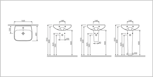 Пьедестал AM.PM INSPIRE (C504910WH) - фото 3
