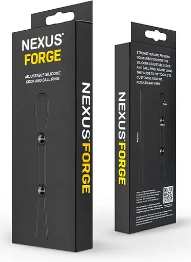 Ерекційне кільце Nexus Forge Double Adjustable Lasso Black - фото 5