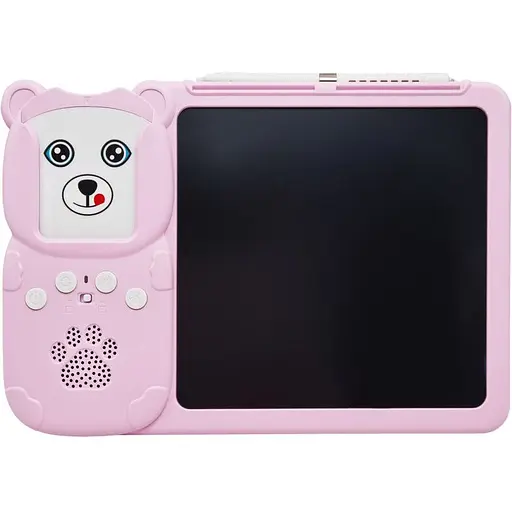 Планшет для малювання LCD Writing Tablet + озвучена абетка Монтессорі Bambi Y5-1AB 112 карт Рожевий - фото 1