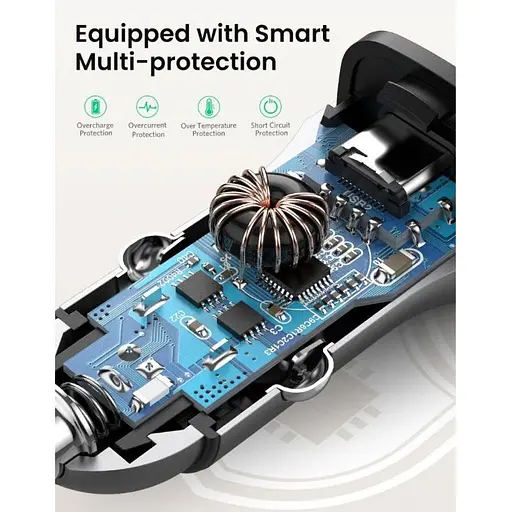 Автомобильное зарядное устройство Ugreen CD130 20W USB Type-C PD Car Charger - фото 9