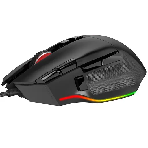 Мышка AOC AGM600 игровая, 16000dpi., 10кн., RGB PMW3389 Kailh switch черная - фото 6