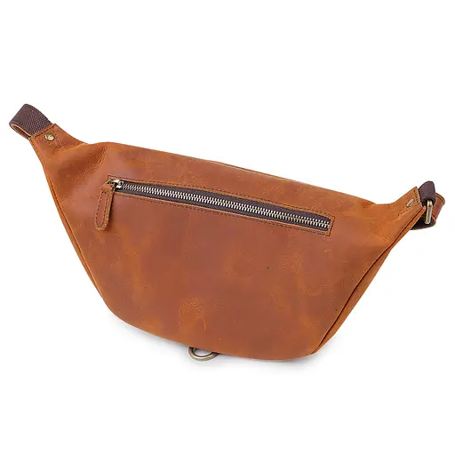 Чоловіча шкіряна сумка на пояс Vintage 32х16х13 см sum0015589 - фото 2