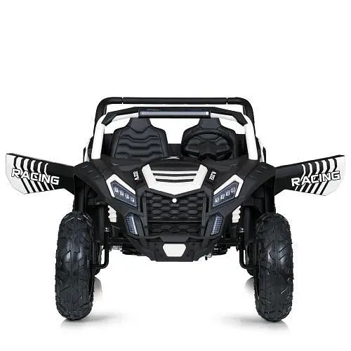 Електромобіль дитячий Bambi Джип M 5736AL-1 24V мотор 180W 24V14AH шкір сидіння USB білий - фото 4