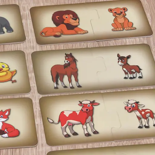 Навчальна гра "Чий малюк?" Artos Games 0451, 30 карток з малюнками - фото 3