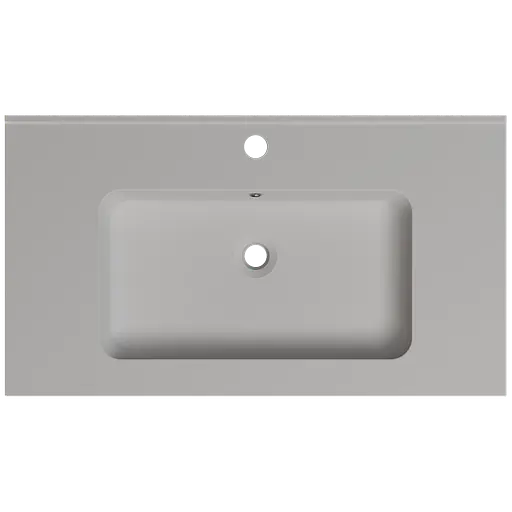 Раковина глянцева врізна Amidicon Rodeo 80 800x450 з литого каменю RODEO_80_HL, Білий - фото 4