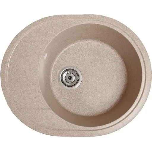 Гранітна кухонна мийка Romzha Voce Bezhvy (401) з крилом - фото 1