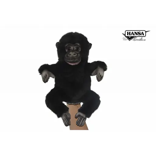 М'яка іграшка на руку Hansa Puppet Горила 28 см (7958) - фото 2